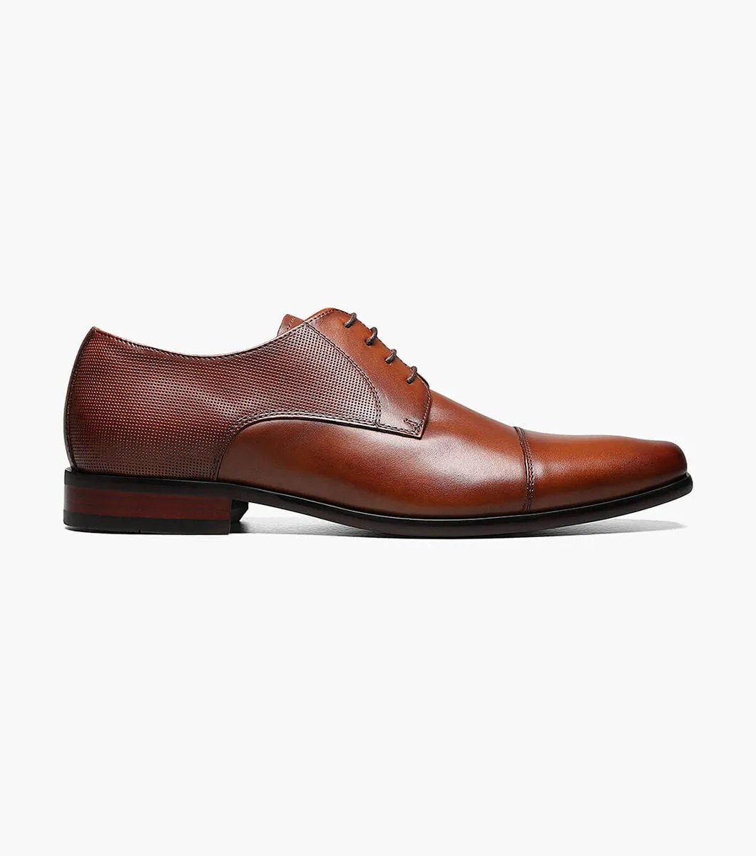 Postino Cap Toe Oxford-Cognac | Florsheim