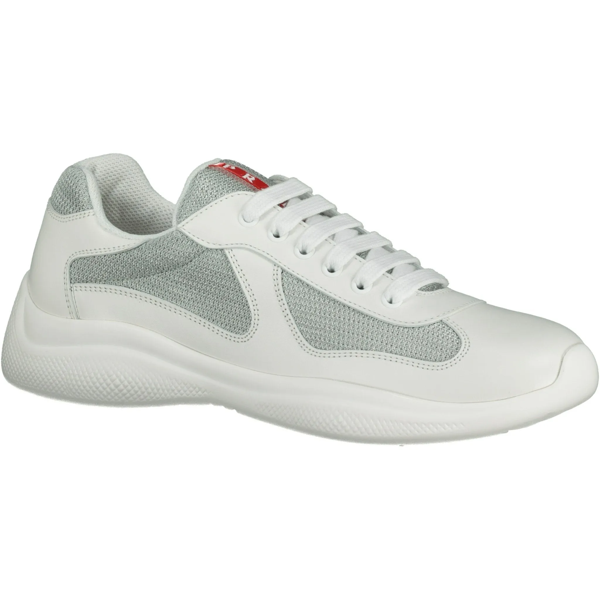 PRADA AMERICAS CUPS MESH TRAINERS WHITE