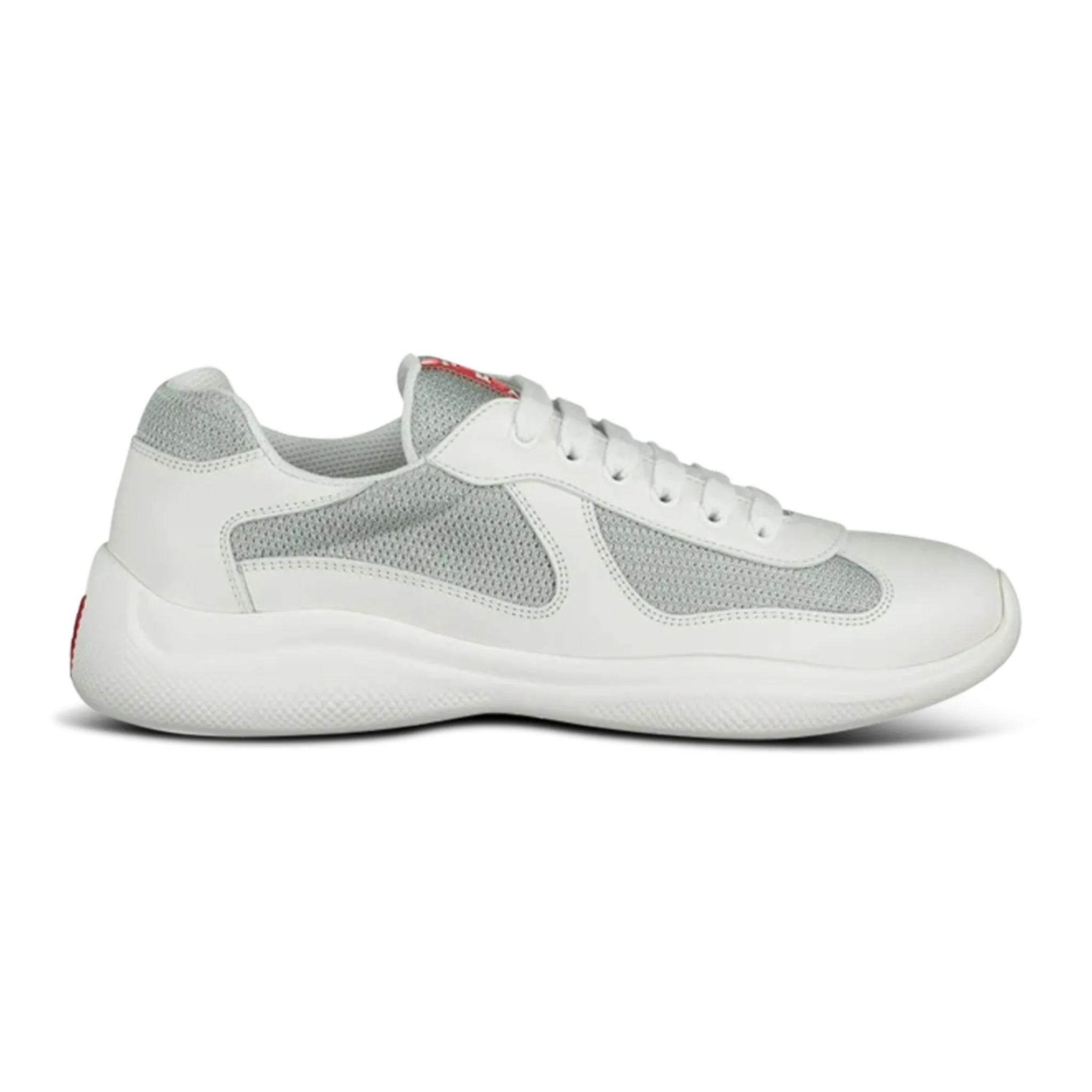PRADA AMERICAS CUPS MESH TRAINERS WHITE