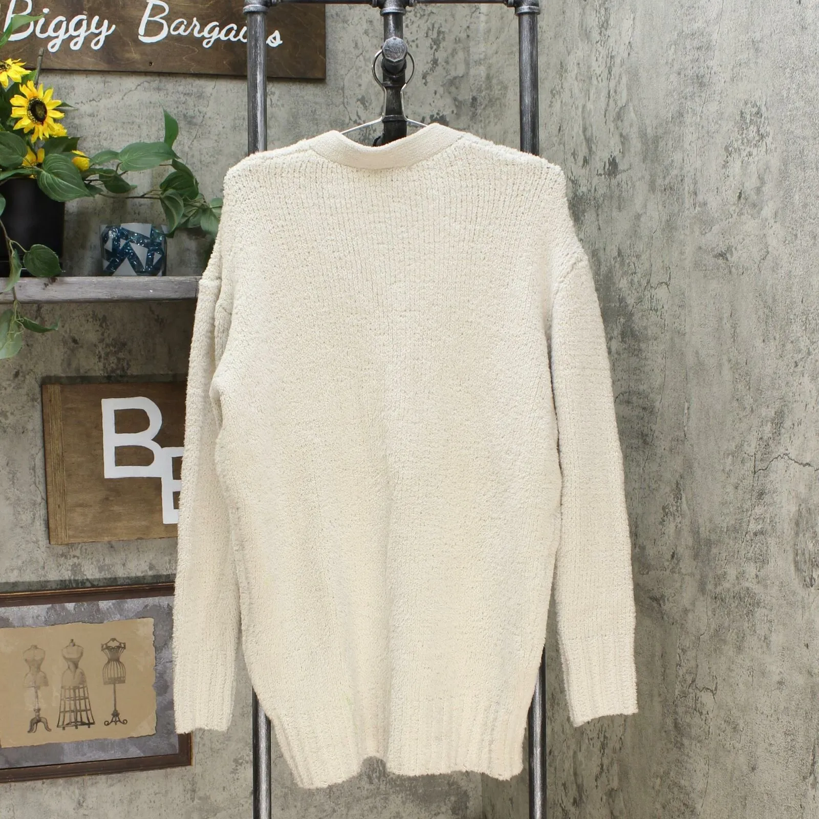 Prologue Women's Long Sleeve Boyfriend Cardigan Sweater