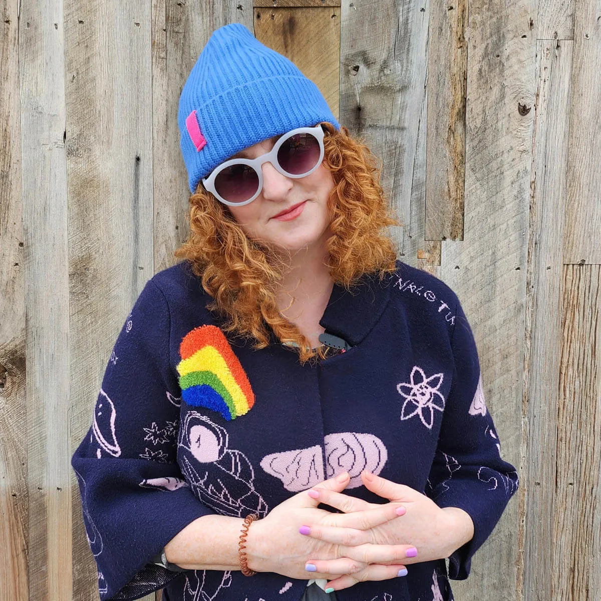 RAE - SKY BLUE Beanie Hat, Special Collab Dlam X Bonnie Mob