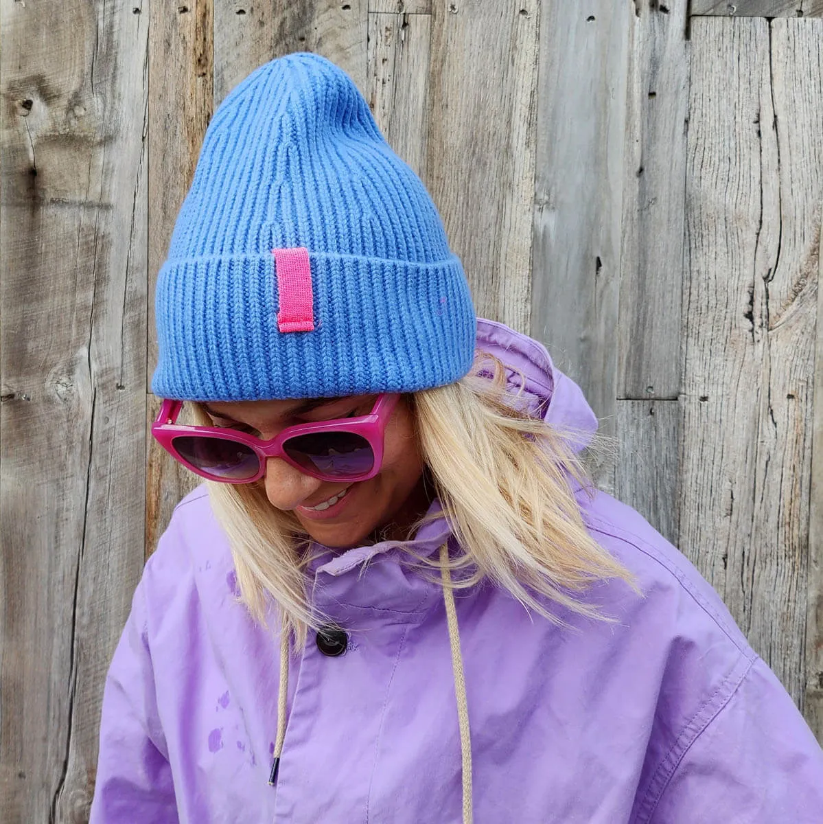 RAE - SKY BLUE Beanie Hat, Special Collab Dlam X Bonnie Mob