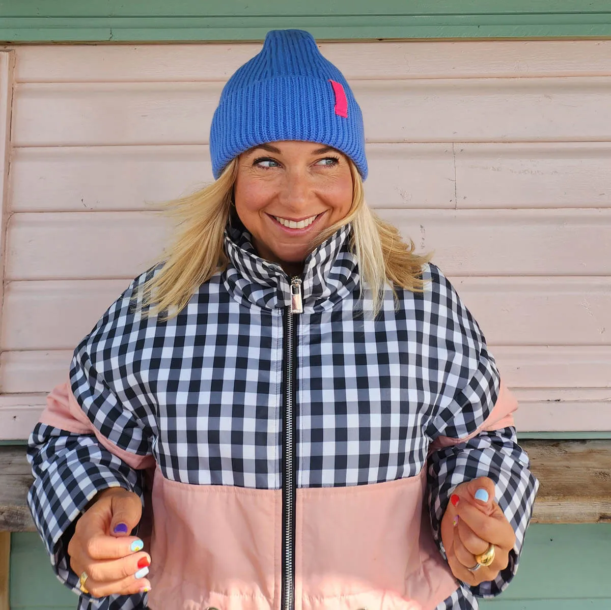 RAE - SKY BLUE Beanie Hat, Special Collab Dlam X Bonnie Mob