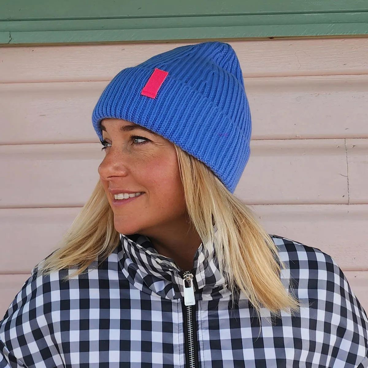 RAE - SKY BLUE Beanie Hat, Special Collab Dlam X Bonnie Mob