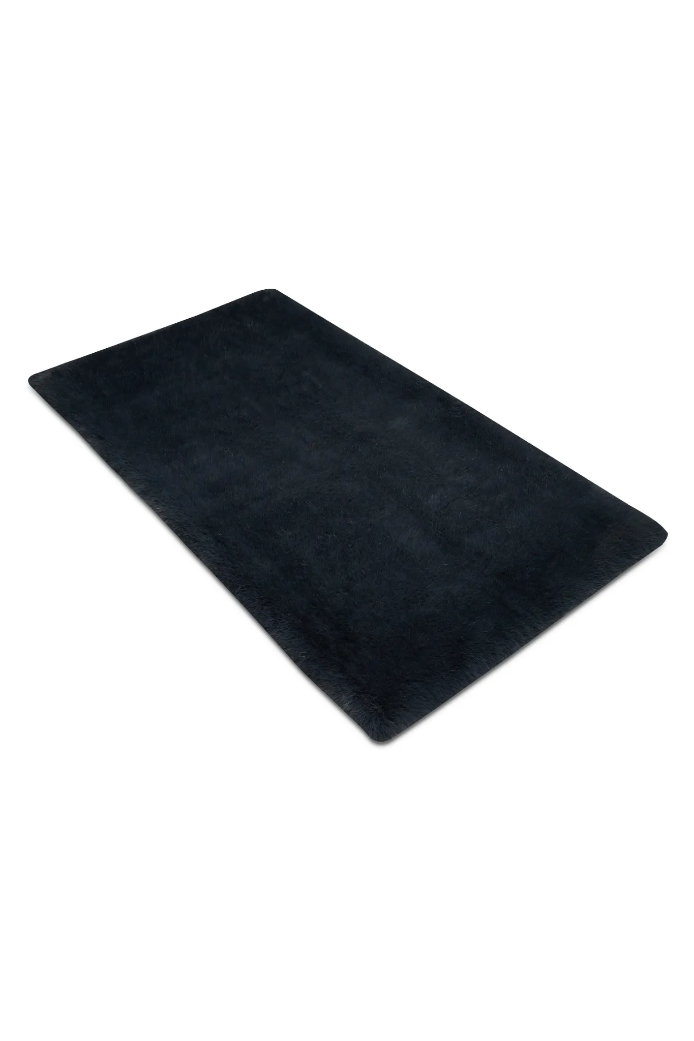 Reiki Thick Anthracite Washable Plush Shaggy Post