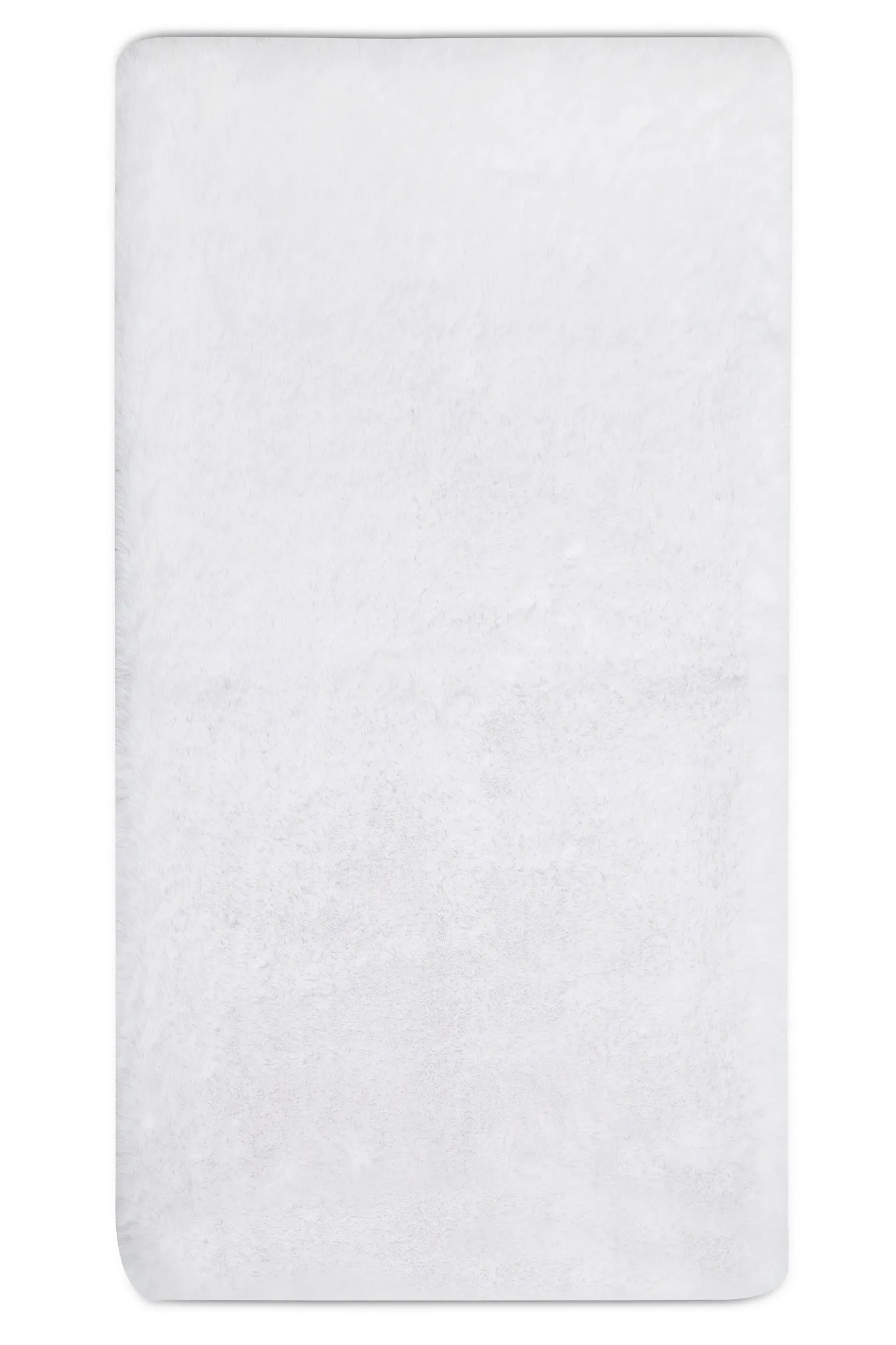 Reiki Thick White Washable Plush Shaggy Post