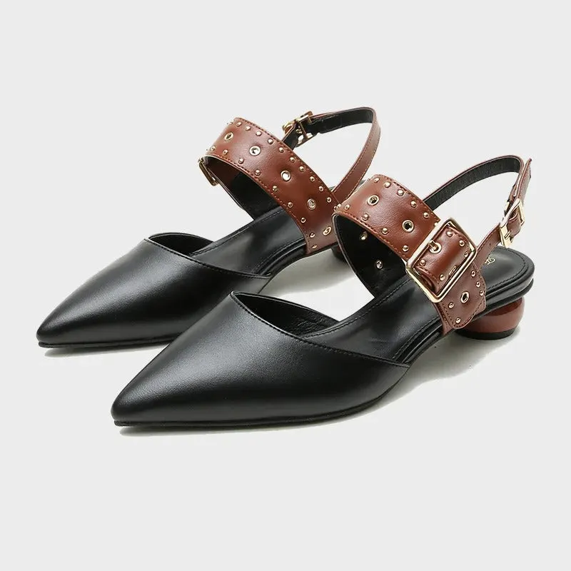 Rivet Accent Sandals