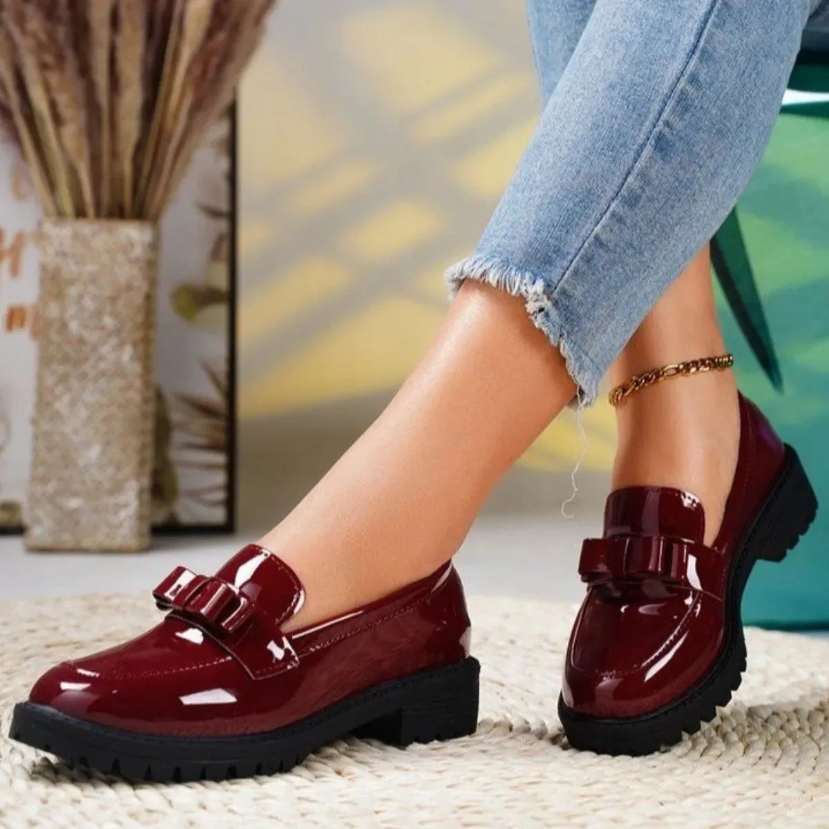 Round Toe Platform Loafer