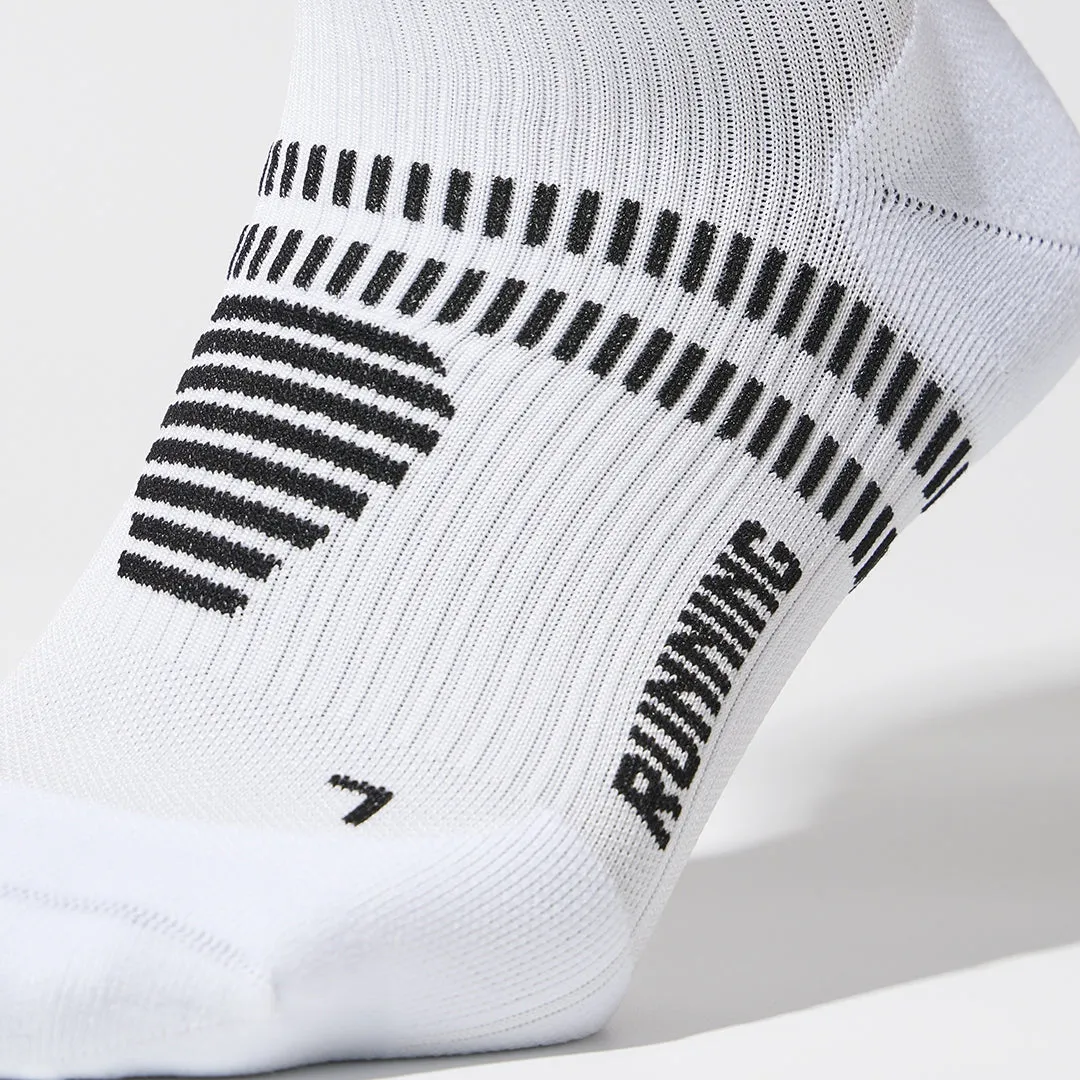 Running Ankle Socks Women | White / Black
