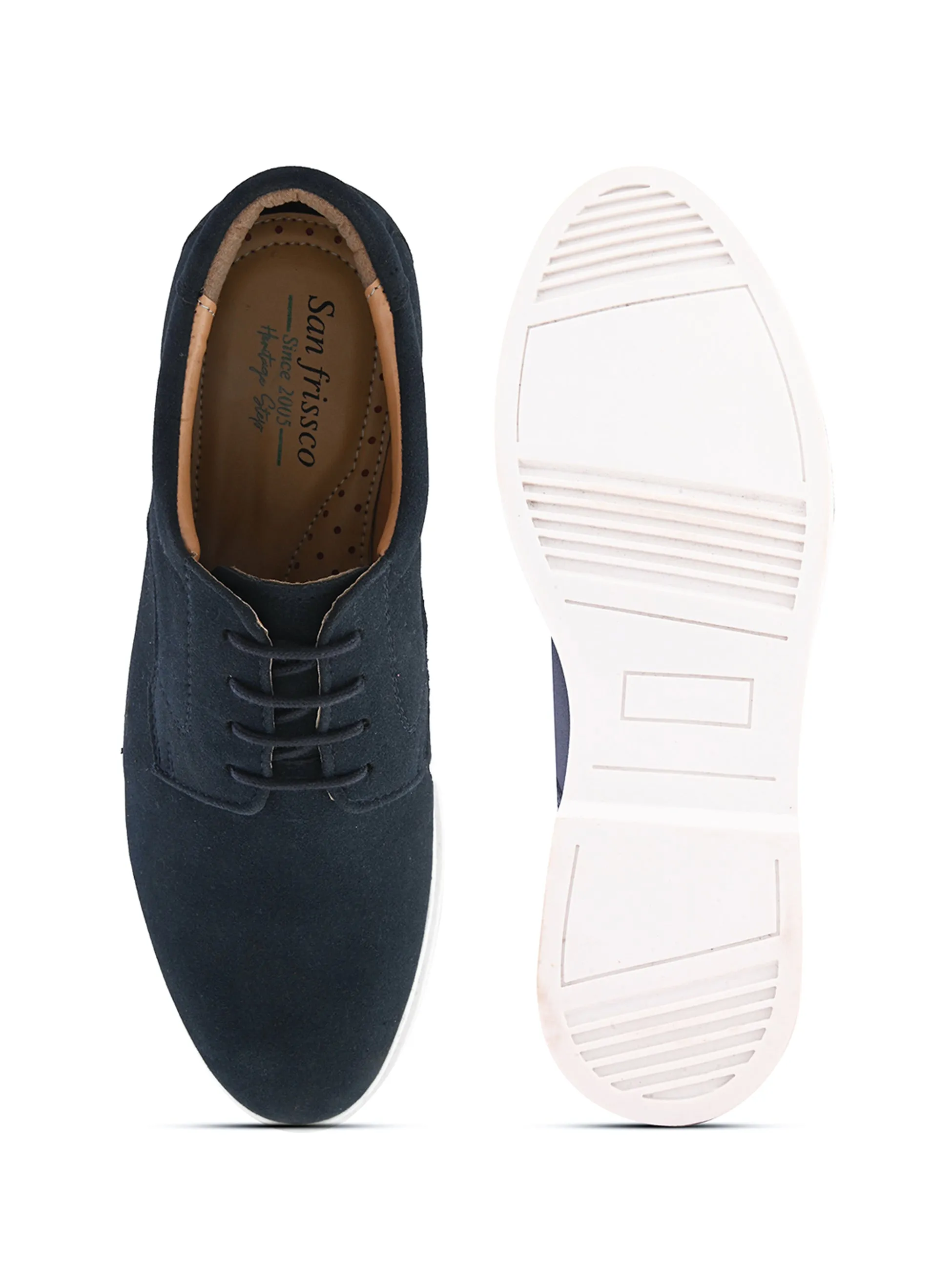 SAN FRISSCO Men Blue Casual Derby