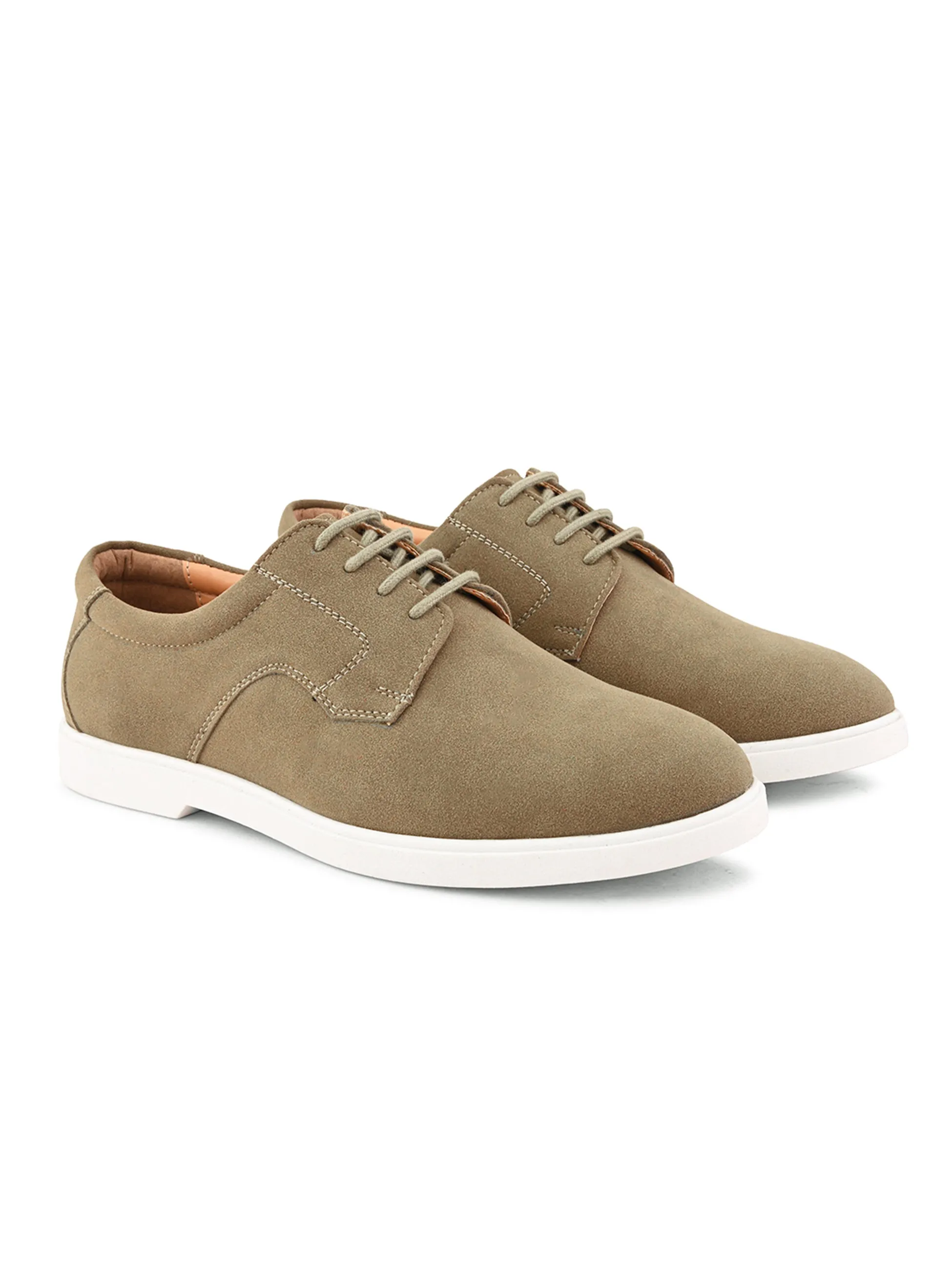 SAN FRISSCO Men Olive Casual Derbys