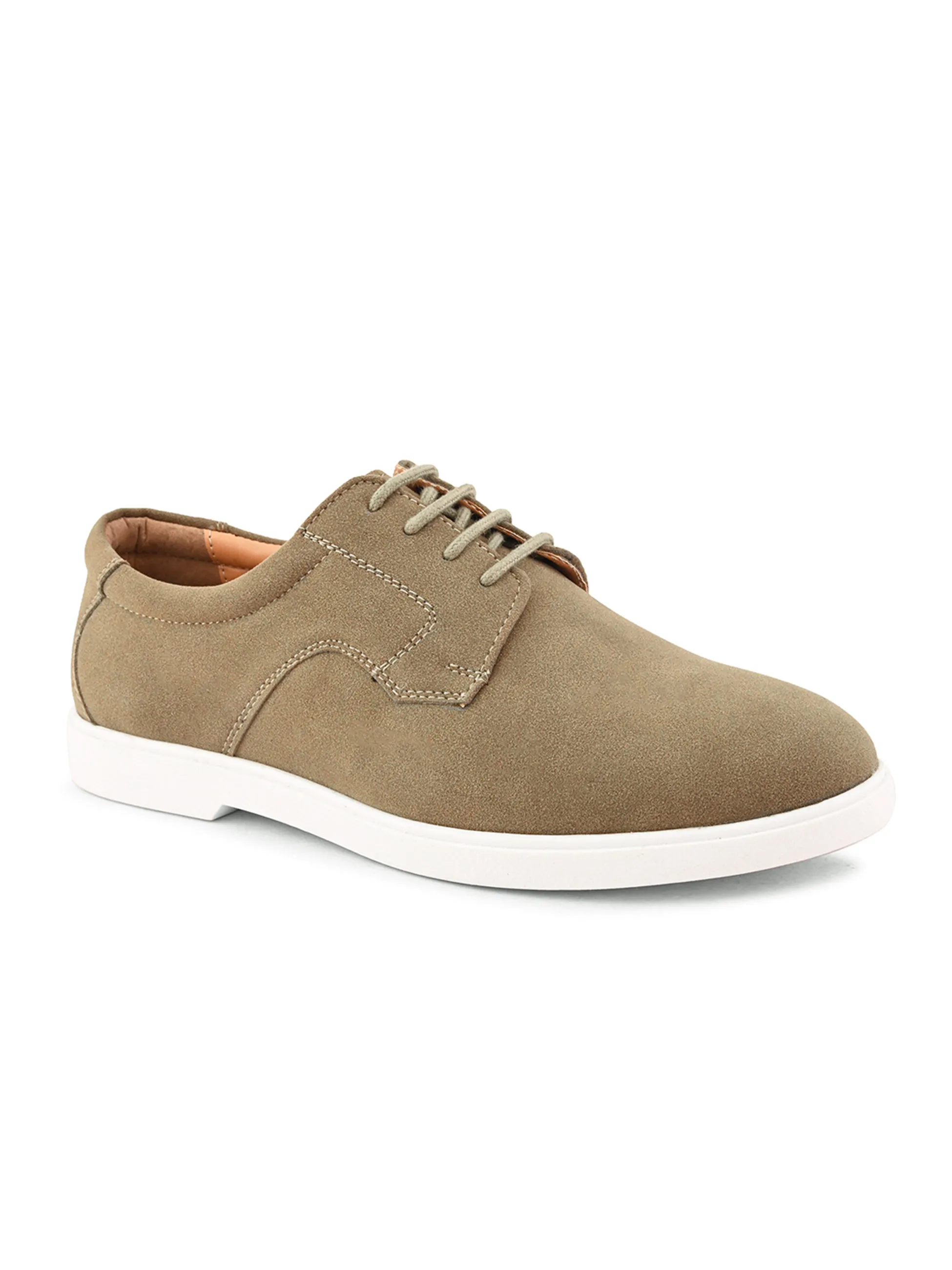 SAN FRISSCO Men Olive Casual Derbys