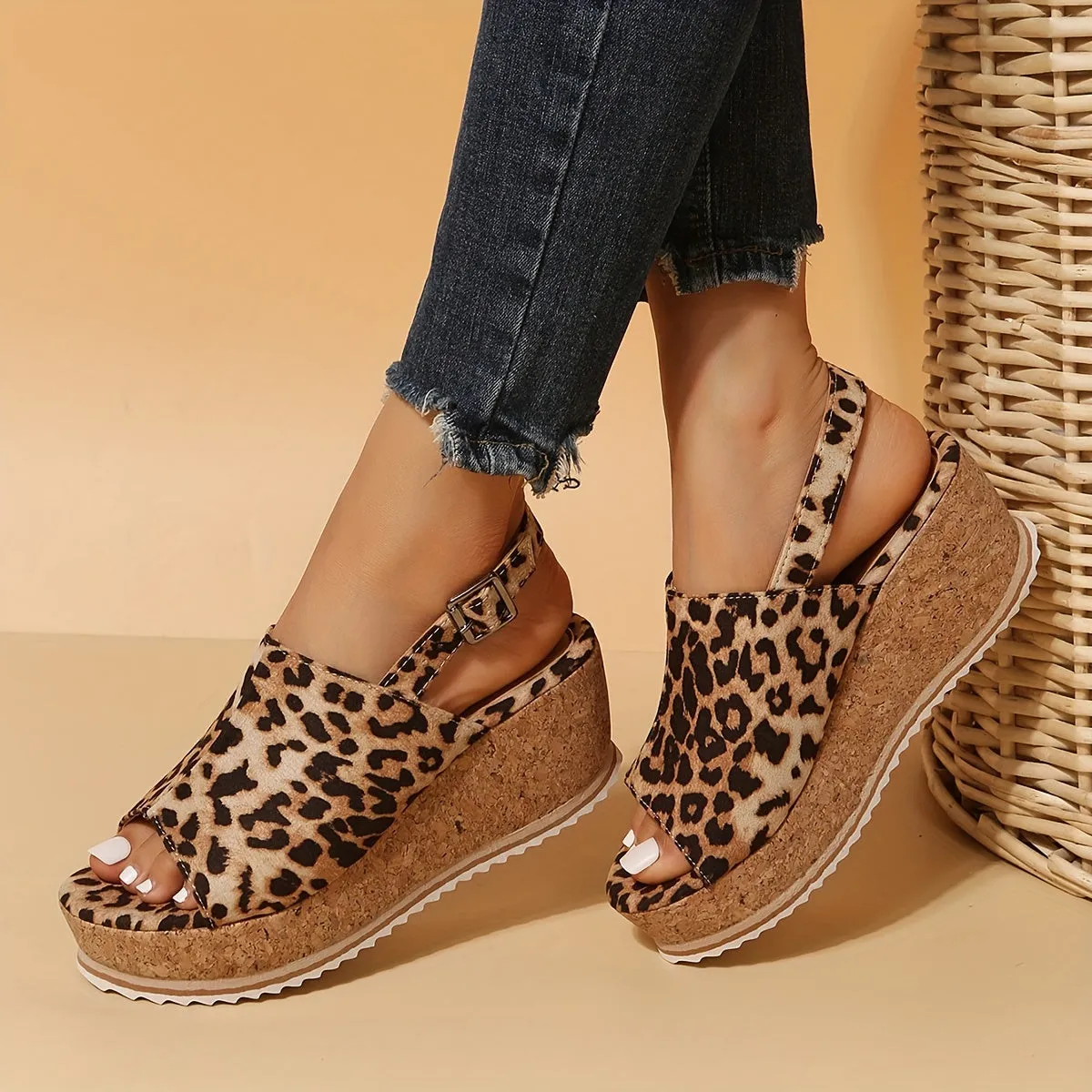 Savanna Slingback Wedge Sandals