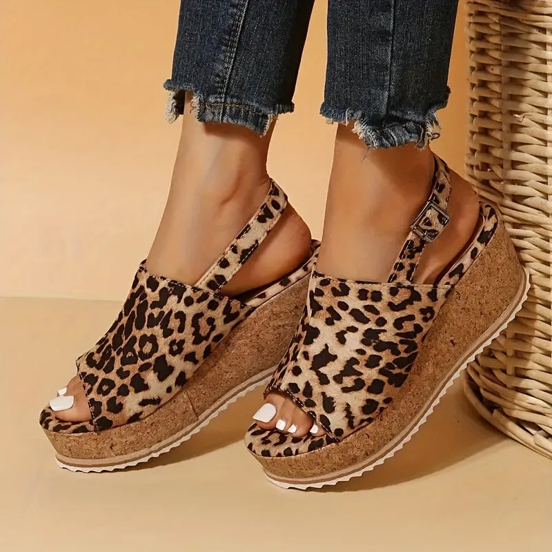 Savanna Slingback Wedge Sandals