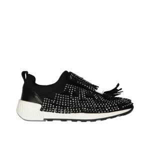 SERGIO ROSSI SR1 Running Crystals Mini Sneakers