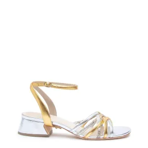 Silver Bell Sandal   Gold Marilyn Strap