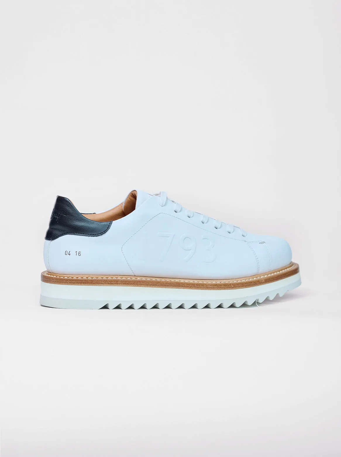 Silvio welted sneaker in white