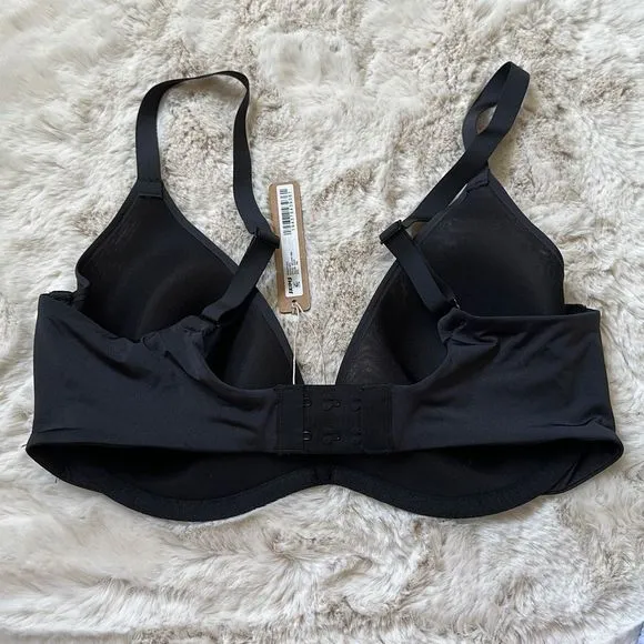 SKIMS Weightless Scoop Bra Onyx Size 36D