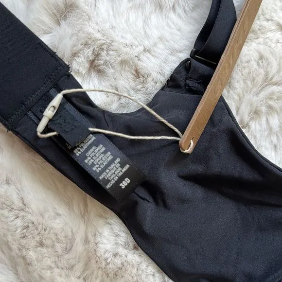 SKIMS Weightless Scoop Bra Onyx Size 36D