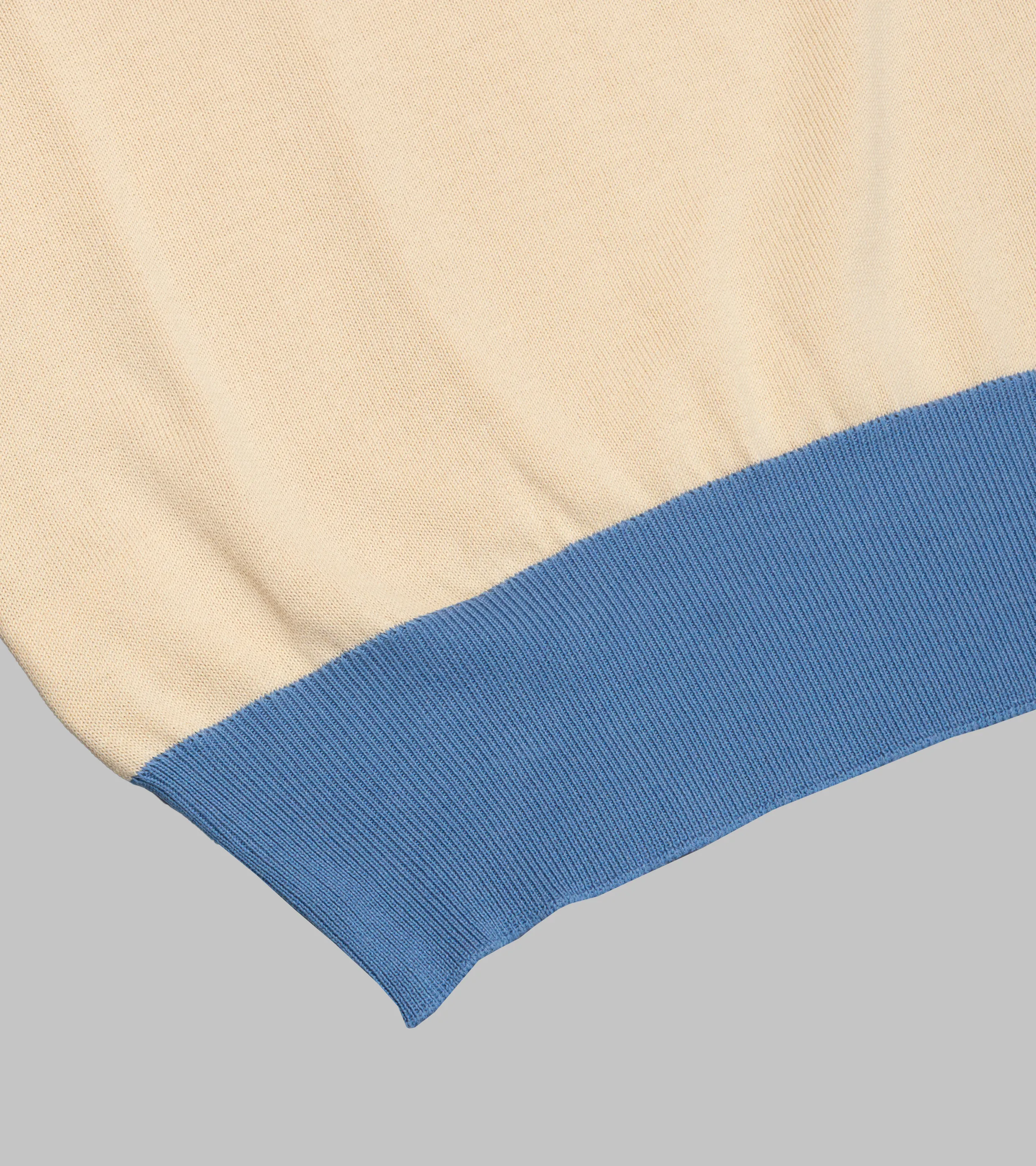 ‘Skipper’ Tee Cream/Blue