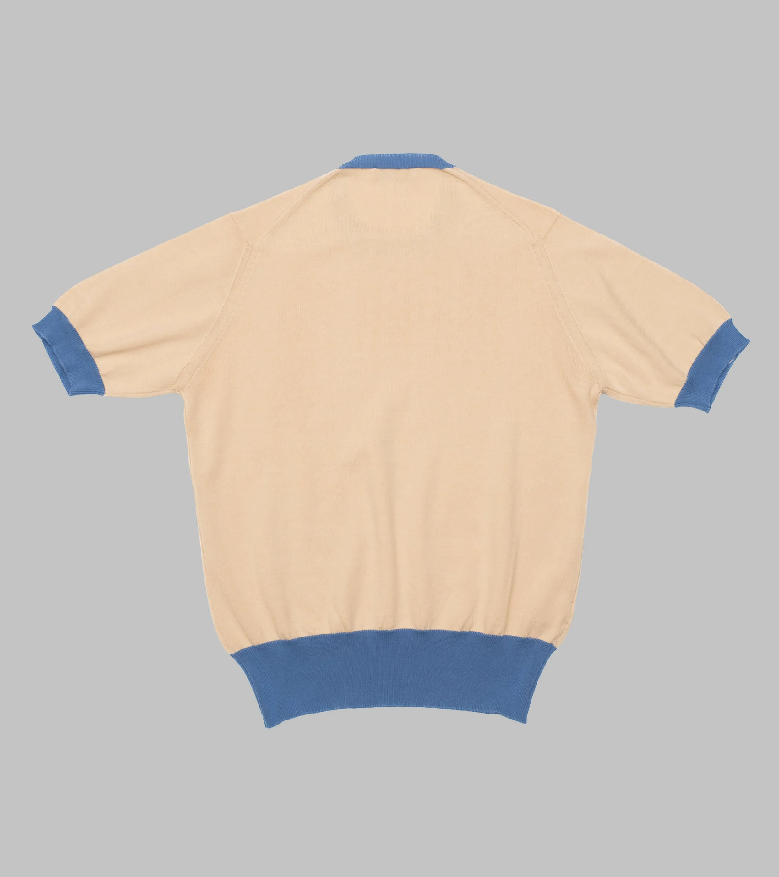 ‘Skipper’ Tee Cream/Blue