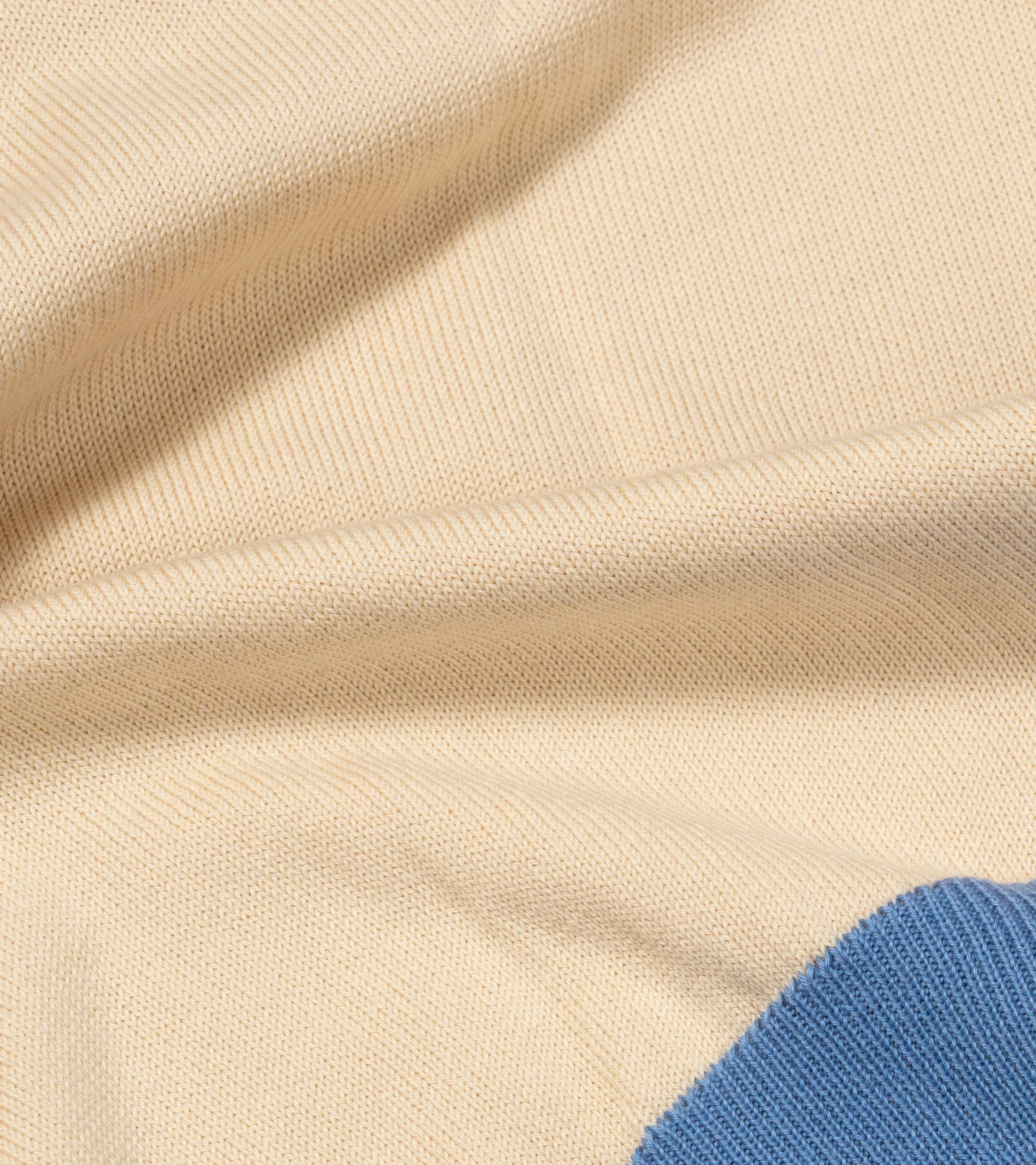 ‘Skipper’ Tee Cream/Blue