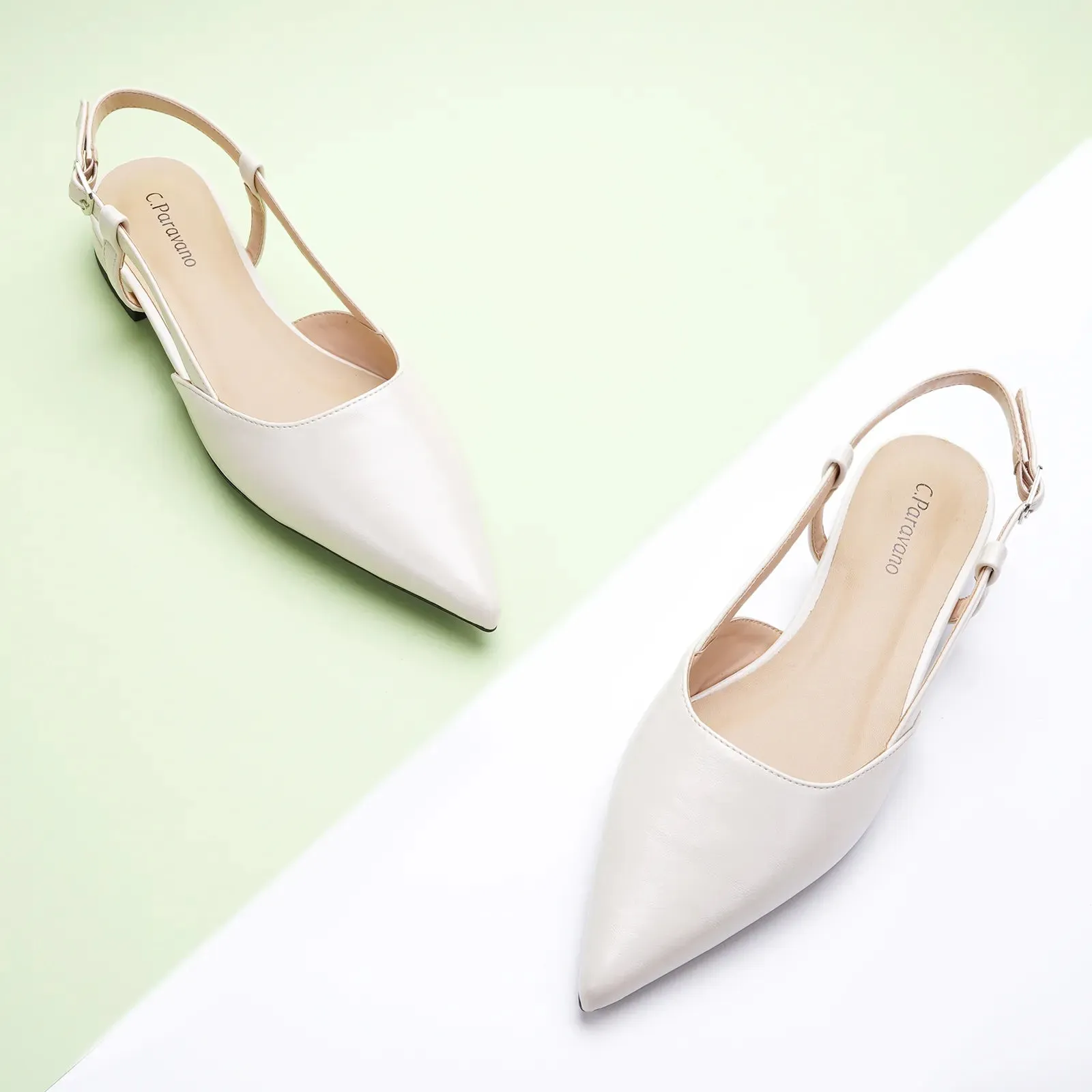 Sleek Slingback Flats (Freya)