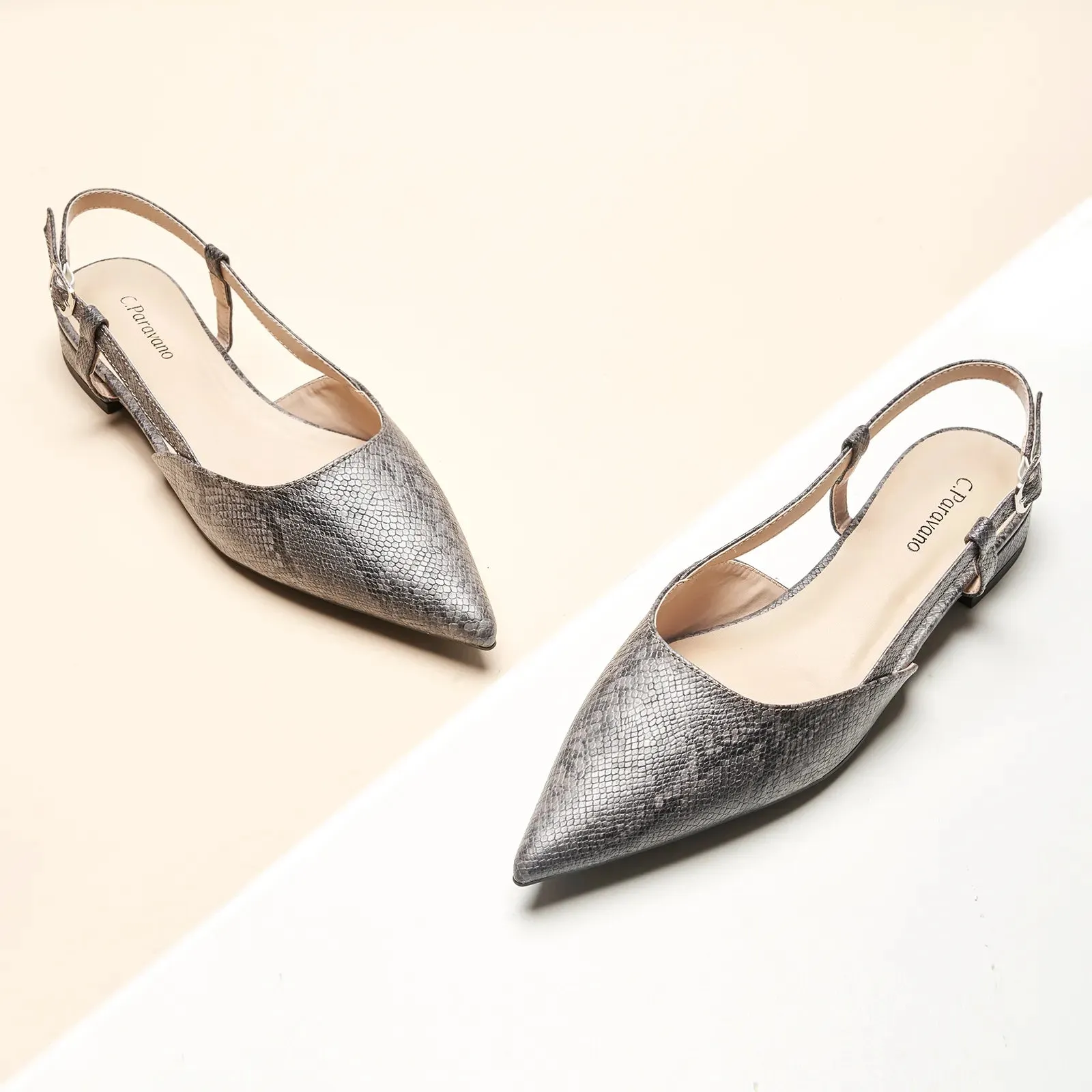 Sleek Slingback Flats (Freya)