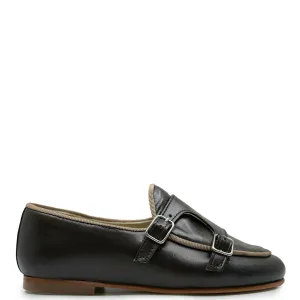 Sonatina Coffee Double Monk Loafer