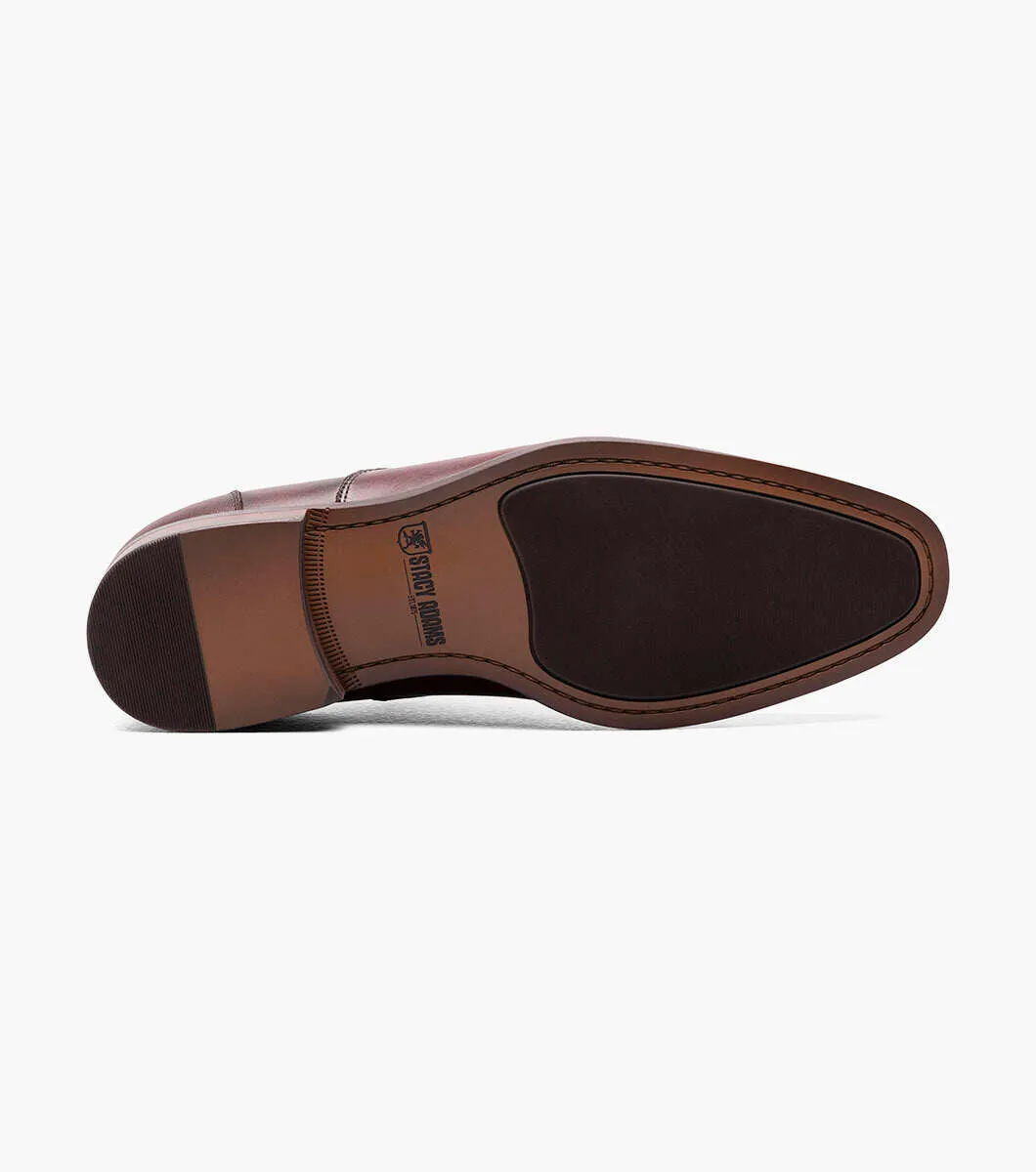 Stacy Adams Kalum 25568-610 Cap Toe Oxford Shoes Burgundy