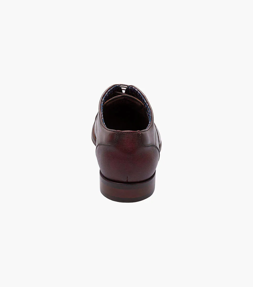 Stacy Adams Kalum 25568-610 Cap Toe Oxford Shoes Burgundy