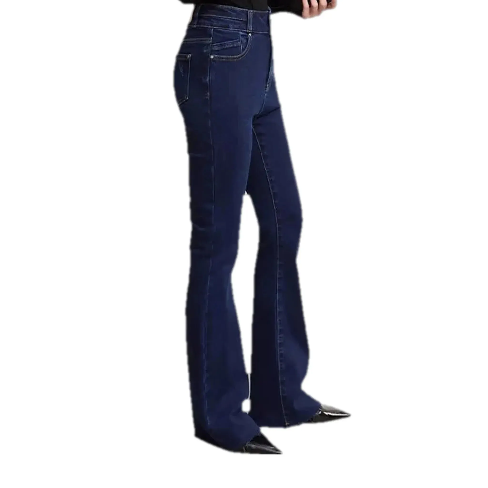 Stretchable padded casual women's jeans