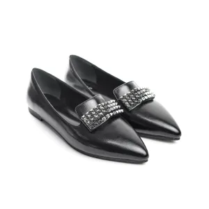 Studded Metallic Loafer