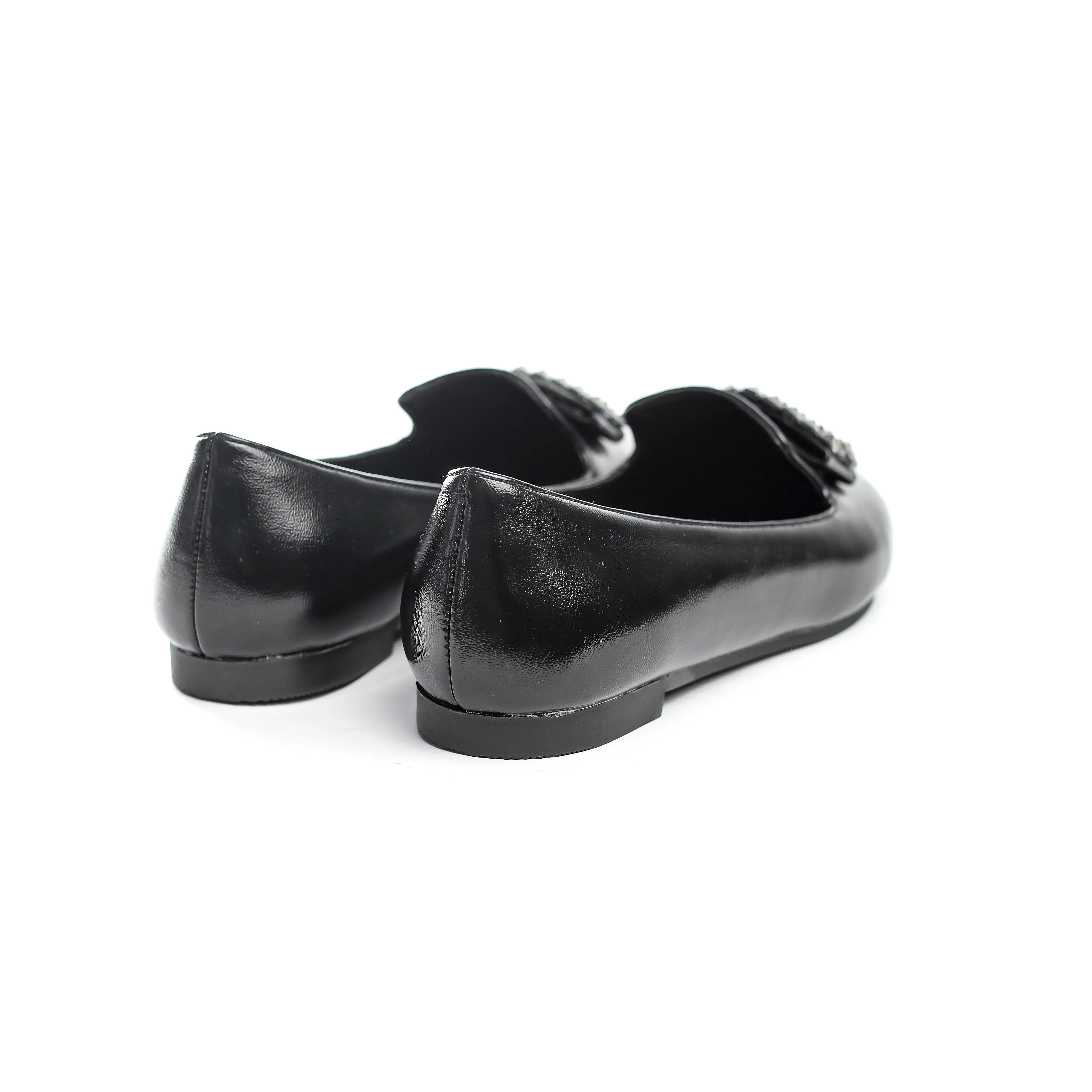 Studded Metallic Loafer