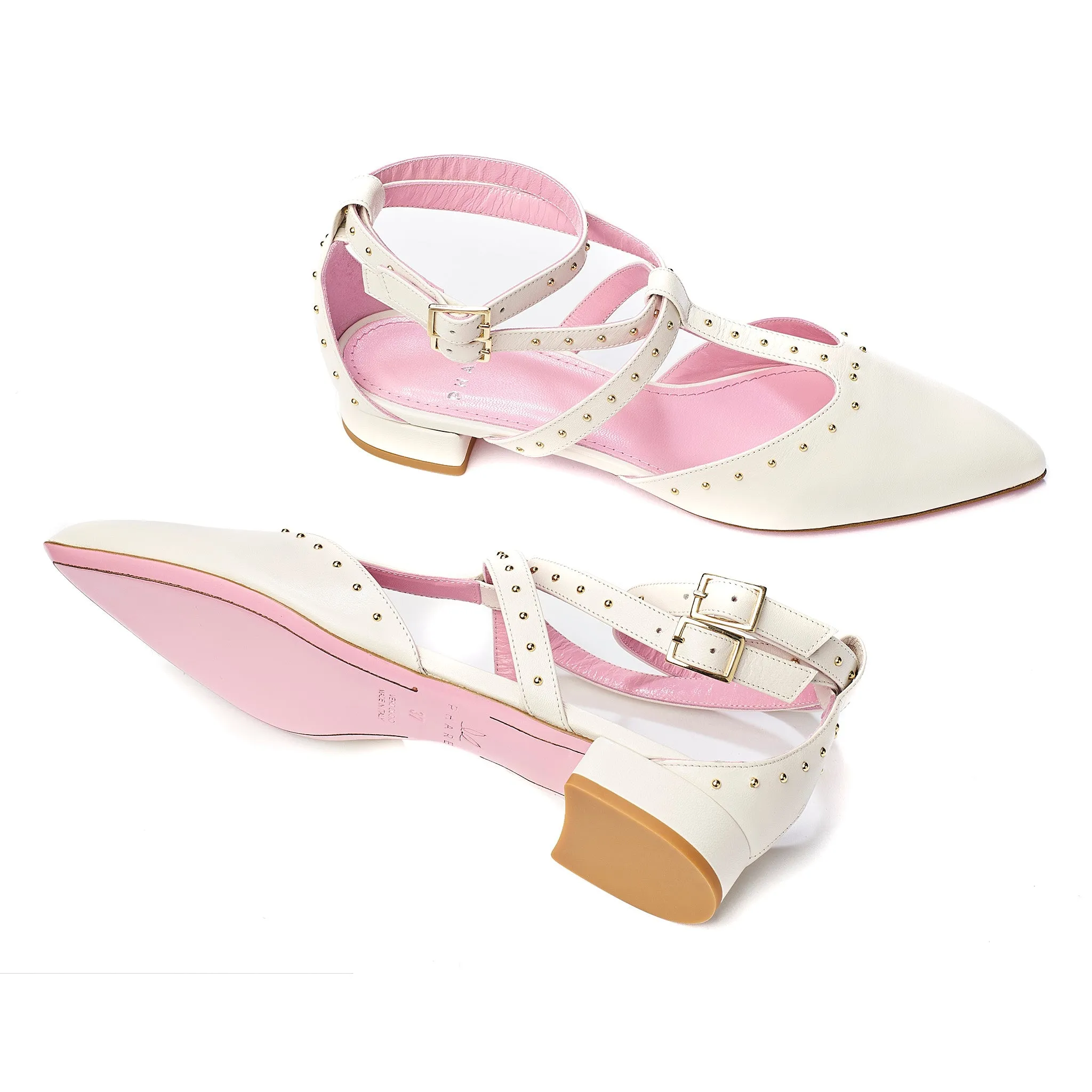 Studded Pointed Flat