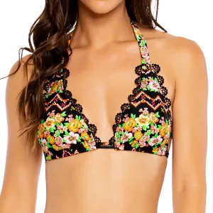 SWEET NIGHTS - Triangle Halter Top
