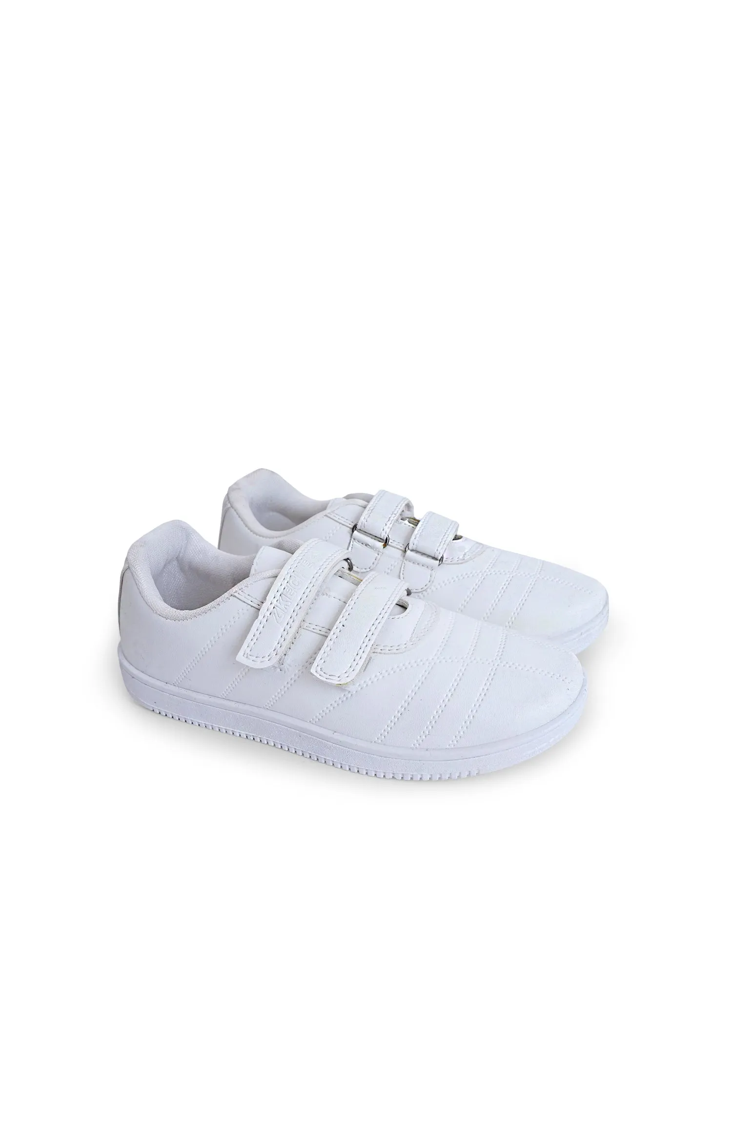 Synthetic White Pure Leather PCU Soft Sole