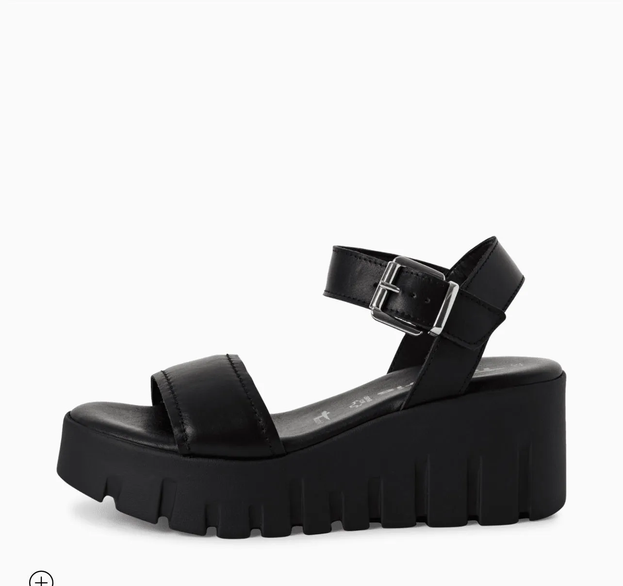 Tamaris - 28712 Black Ripple Sandal