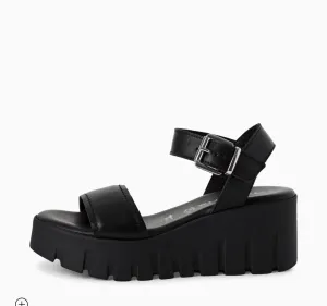 Tamaris - 28712 Black Ripple Sandal