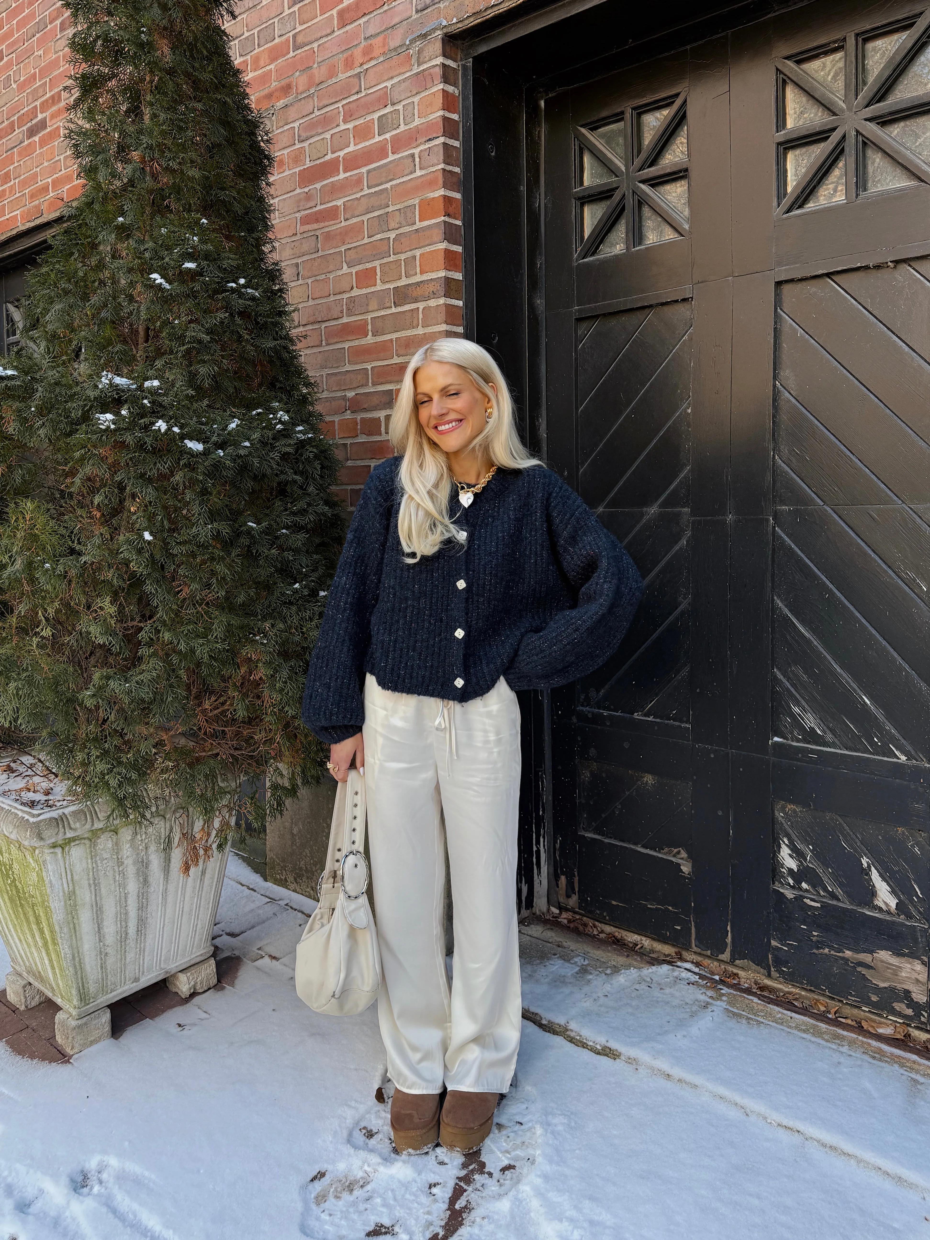 The Phoebe Cardigan // Navy