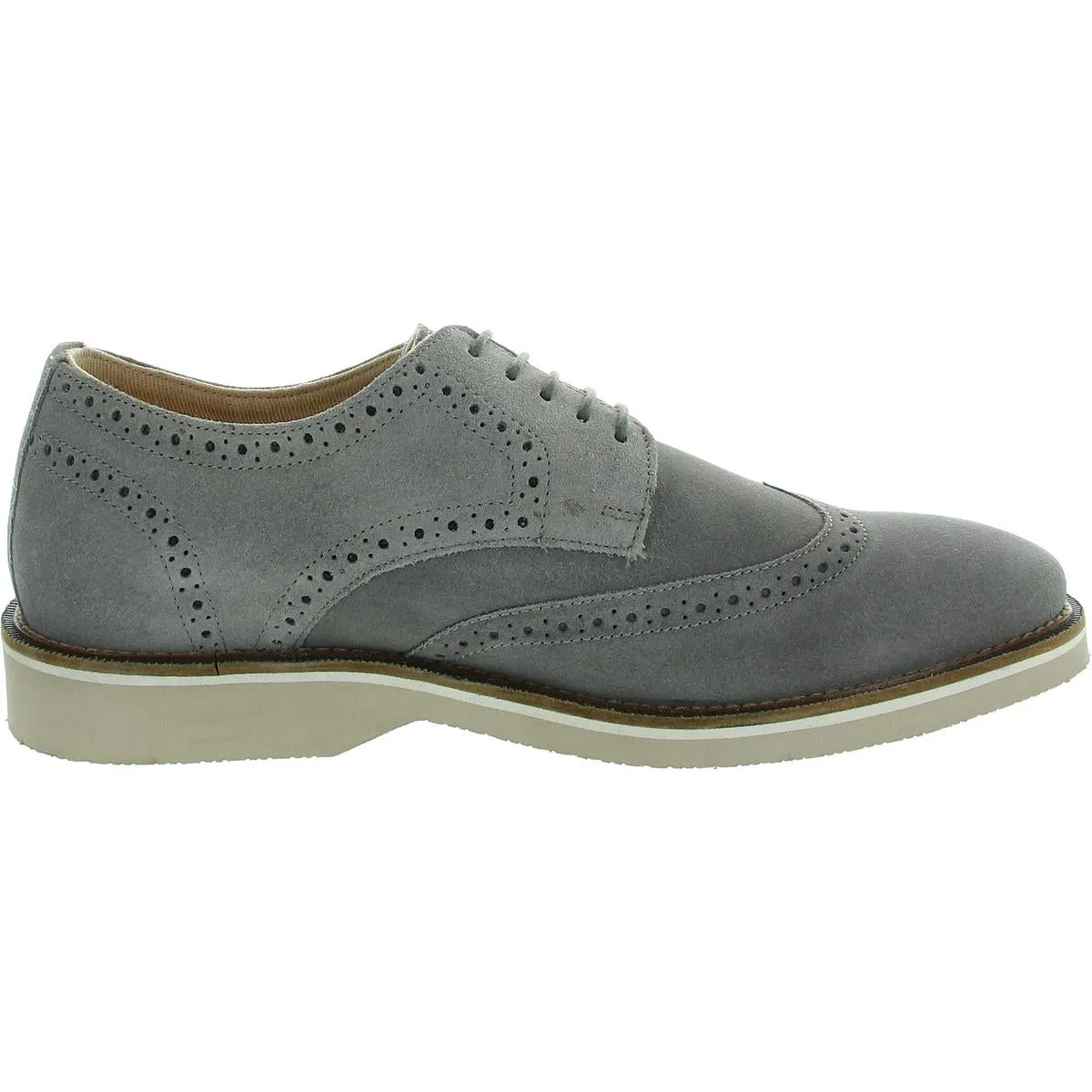 Thomas & Vine Mens Laceless Suede Derby Shoes