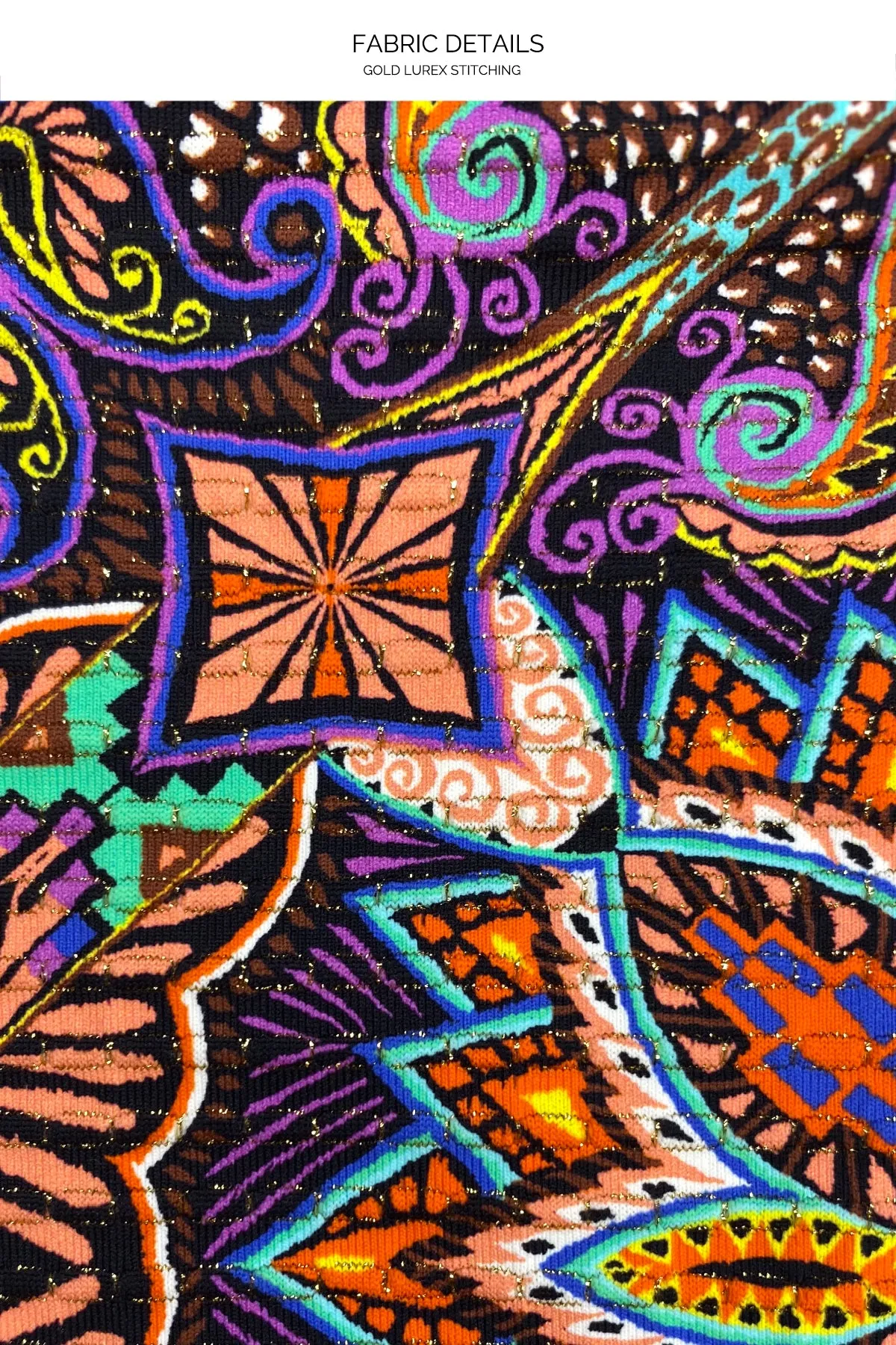 TIKI BABE - Underwire Push Up Bandeau Top & Banded Full Bottom • Multicolor
