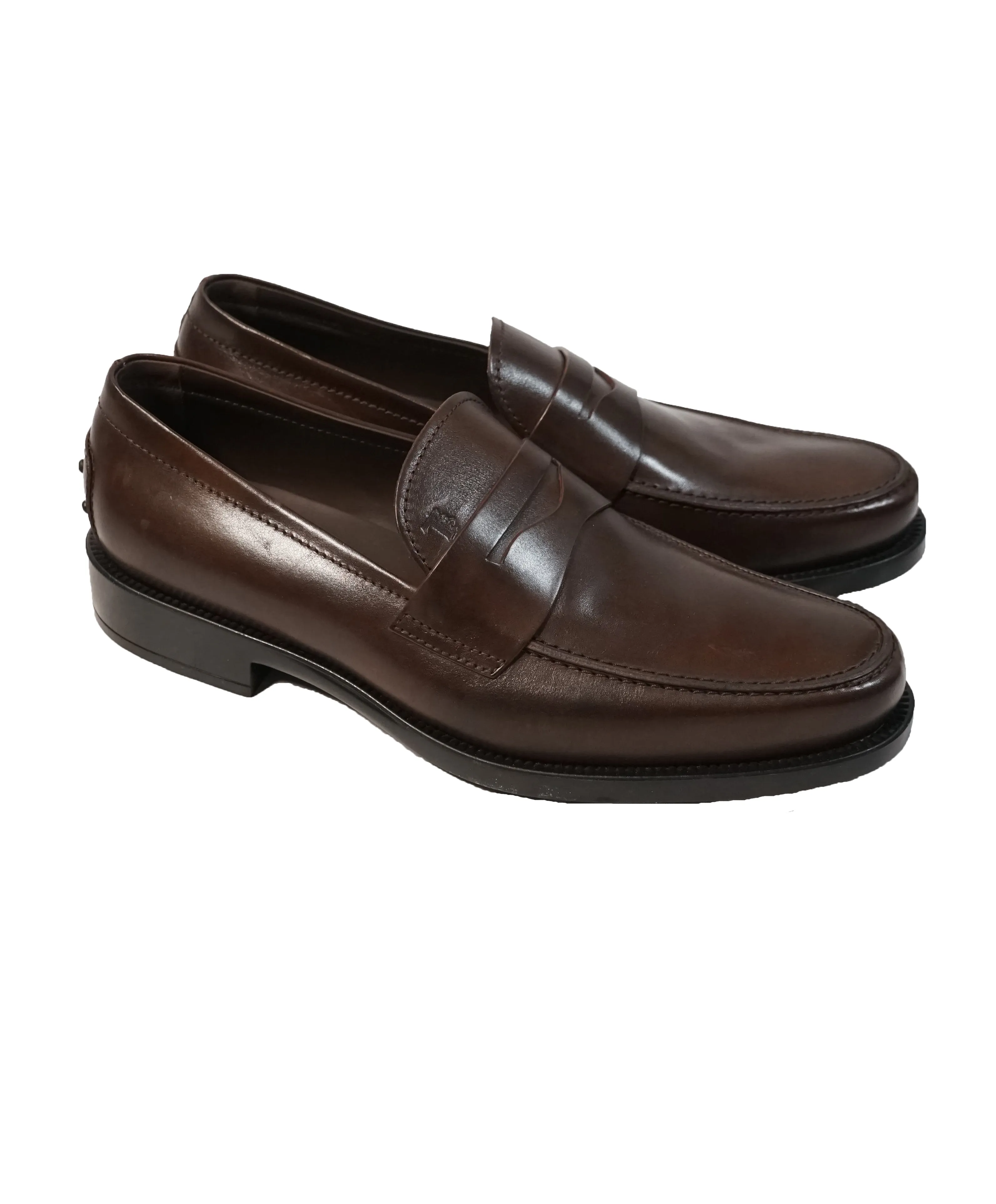 TOD’S - “Boston” Brown Penny Loafers - 10.5
