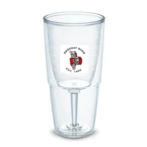 UGA Redcoat Band 16 oz Insulated Tervis Wine Goblet With Lid