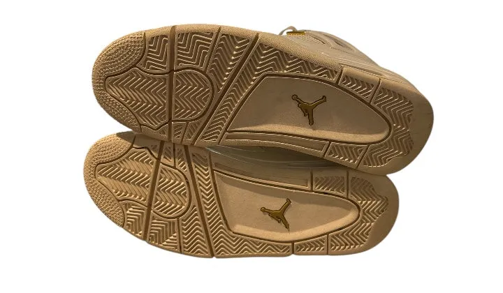 Used Air Jordan 4 Retro Metallic Gold