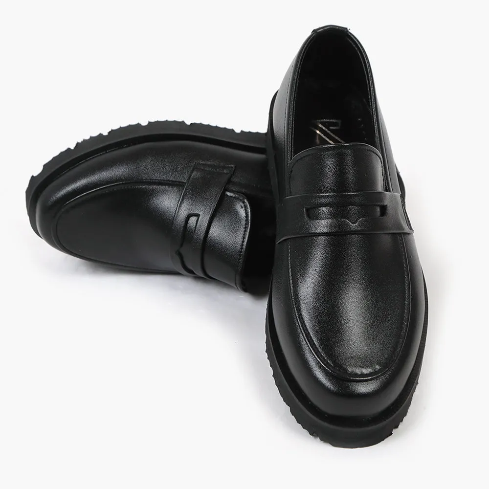 Valuable Casual Synthetic Leather shoes 9036/M060 - Black