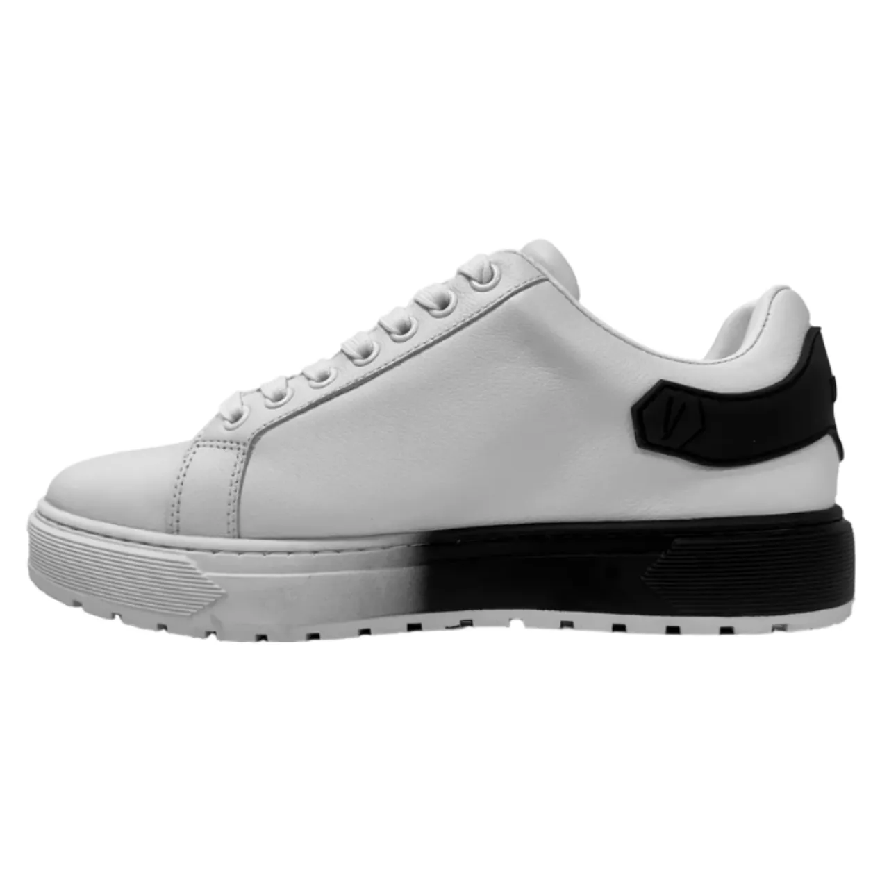 Vialli Leather  White Bonucci Italian Sneaker