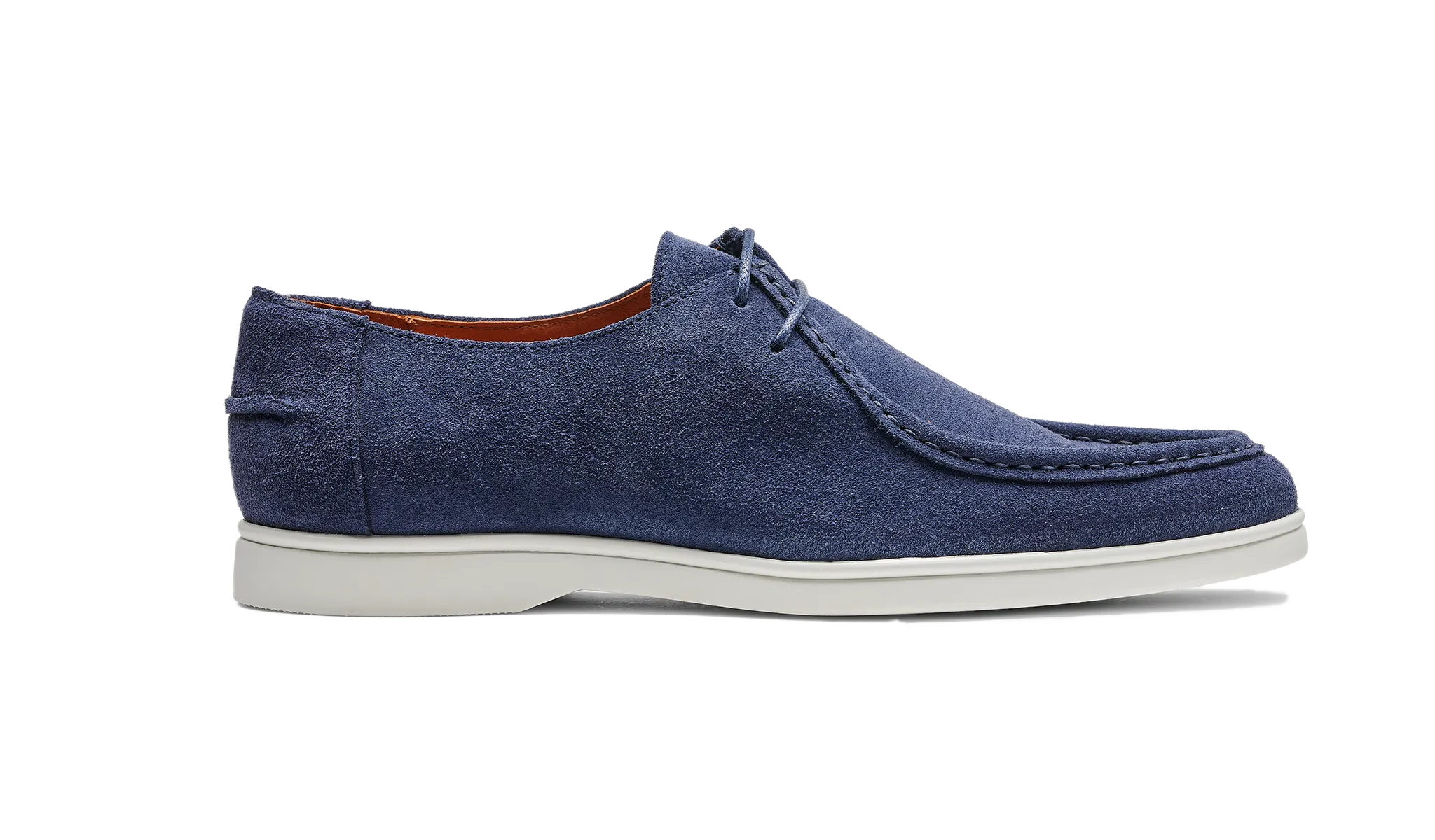 Vigo - Navy Suede White Sole
