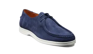 Vigo - Navy Suede White Sole