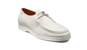 Vigo - White Suede White Sole